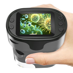 BEBANG 1000X handheld microscope in pocket design for on-the-go exploration.