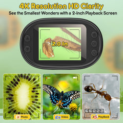BEBANG 1000X microscope brings tiny insects into view for close observation.