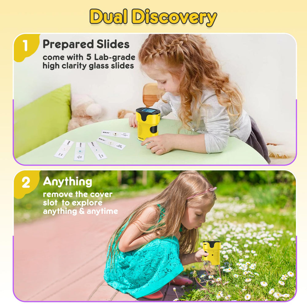 BEBANG 1000X microscope slides kit boosts hands-on exploration.