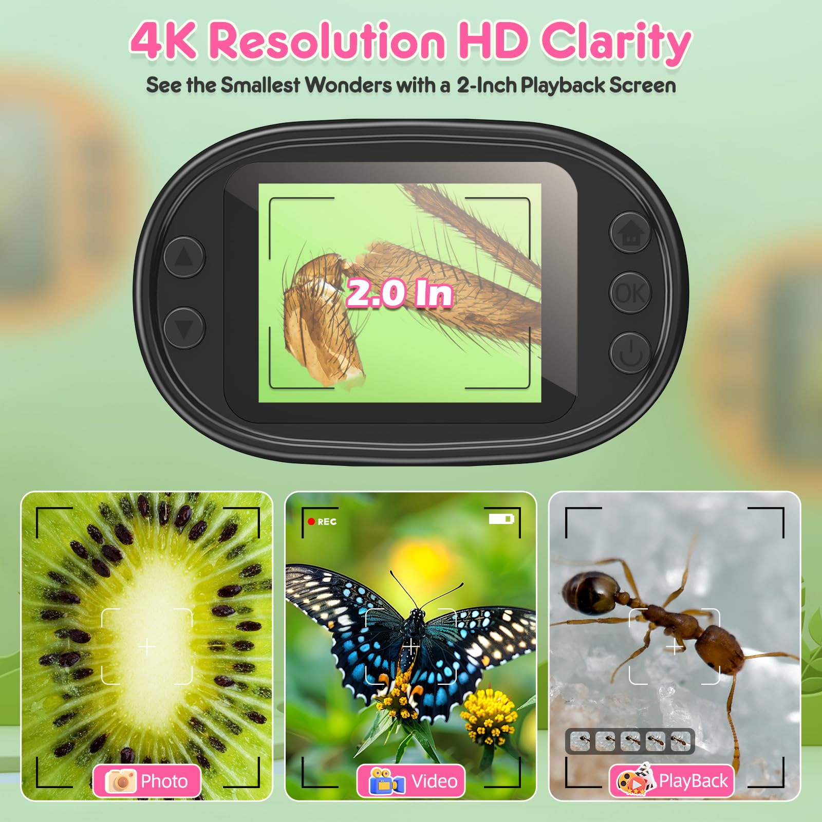 Rechargeable BEBANG microscope battery supports hours of viewing