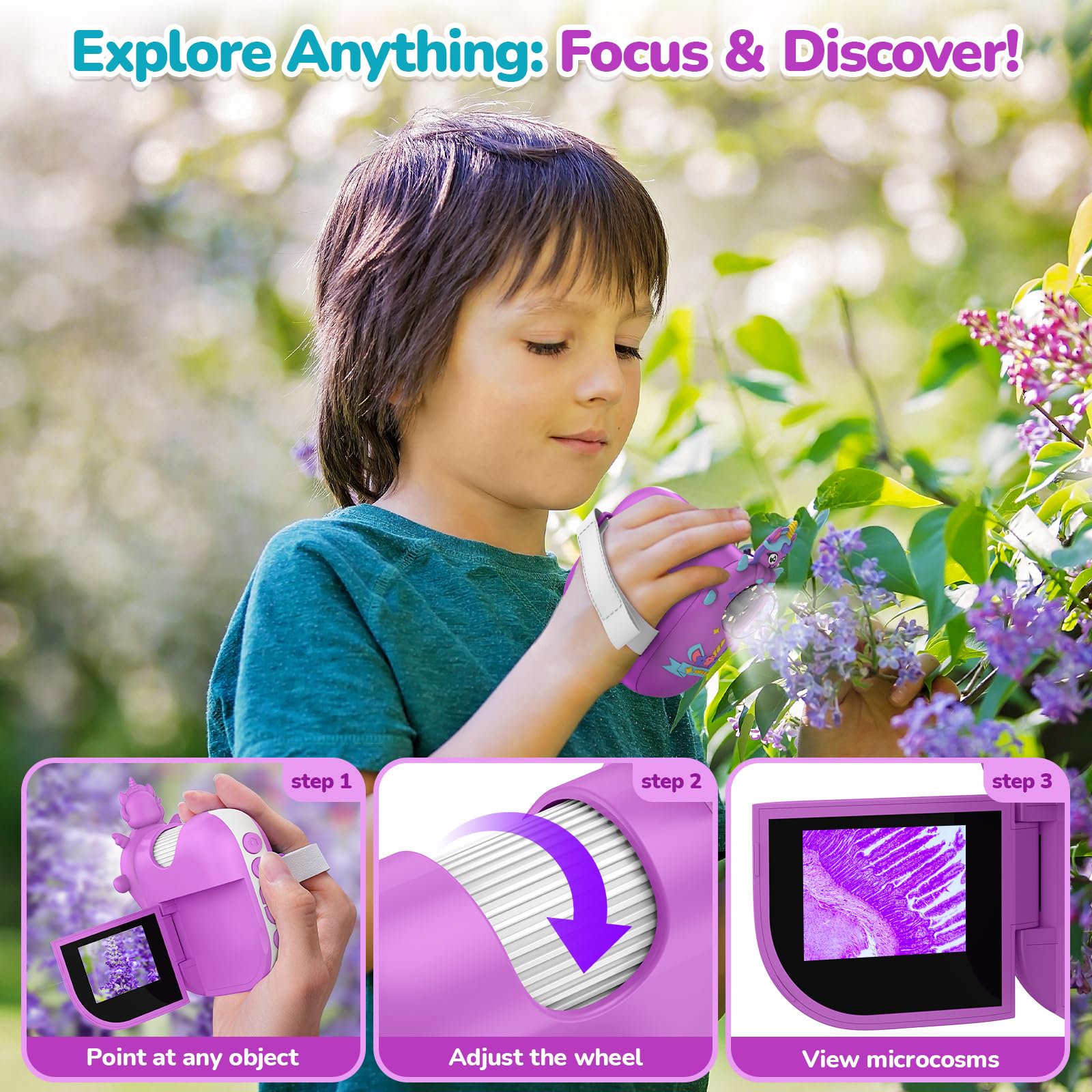 BEBANG slides kit included for hands on experiments and science fairs