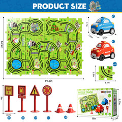 Beby Buty track pieces interlock securely for smooth, uninterrupted car racing.
