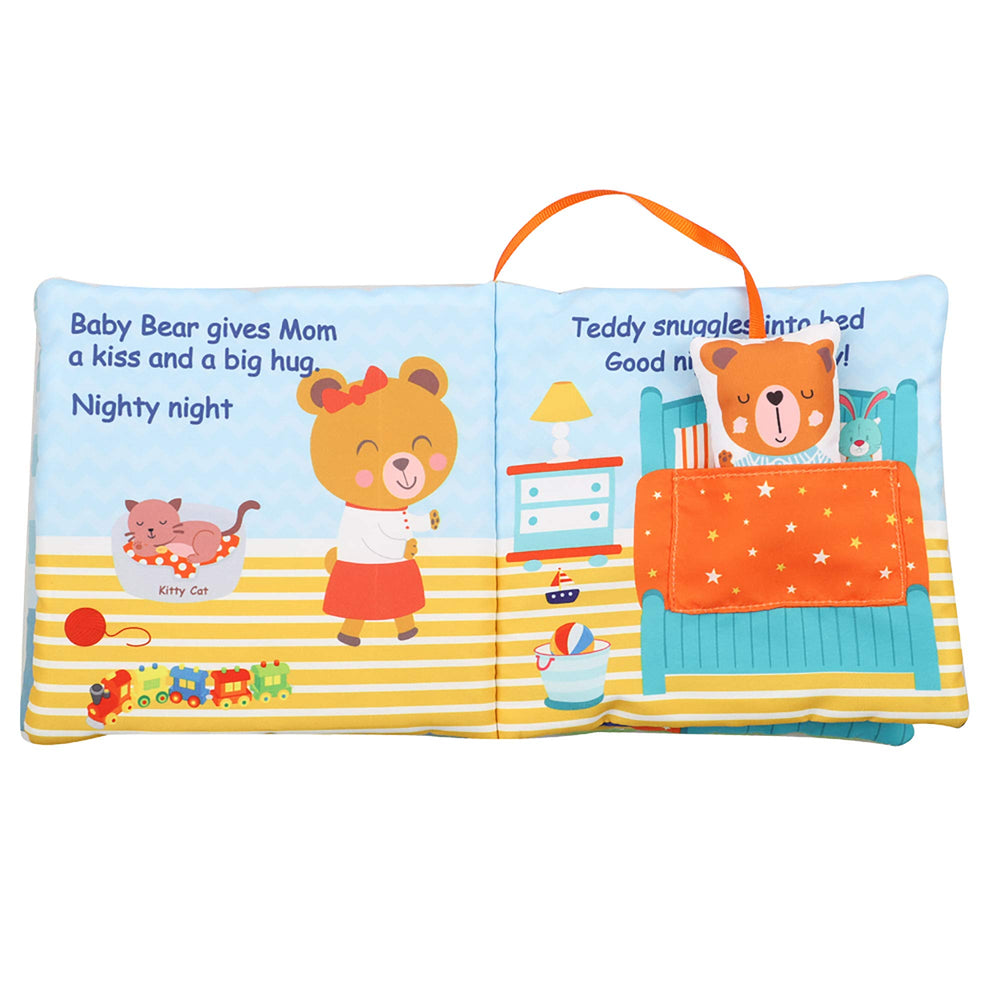 Bebe Mondo baby reading with parent highlights shared learning moments.