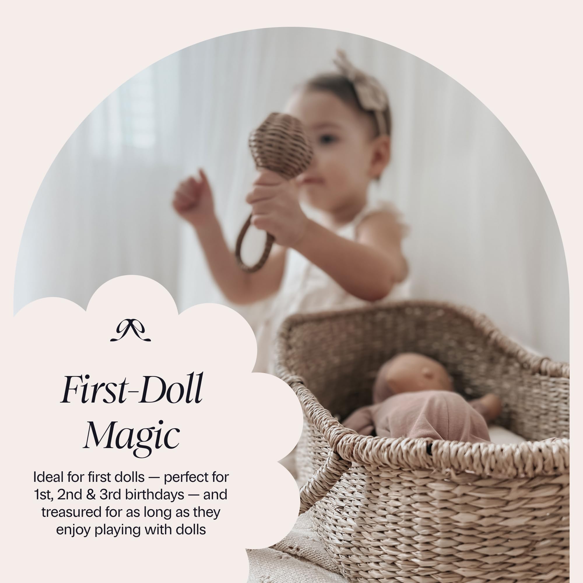 BEBE BASK sustainable materials support safe, natural play.