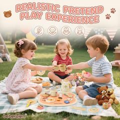 Beberolen bear-themed teacups and tray design sparks imaginative play