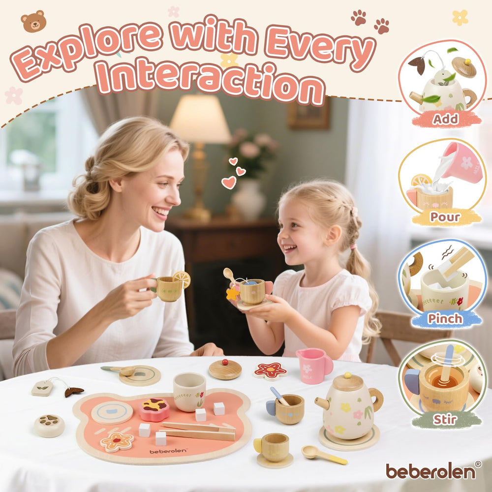 Beberolen wooden cookies add tasty pretend treats