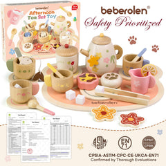 Beberolen tea party set gift-ready package for birthdays