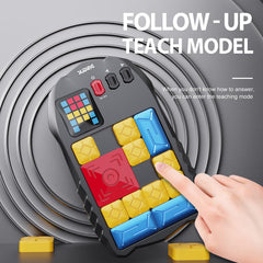 BEBESIRI unblocks logic and spatial reasoning through rotating blocks.