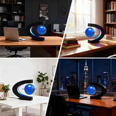 BEBEVOGUE all-in-one box with globe, base, power adapter, and tools.