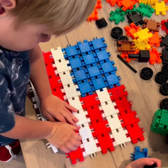 BEBLOX interlocking tiles click together for sturdy, engaging builds