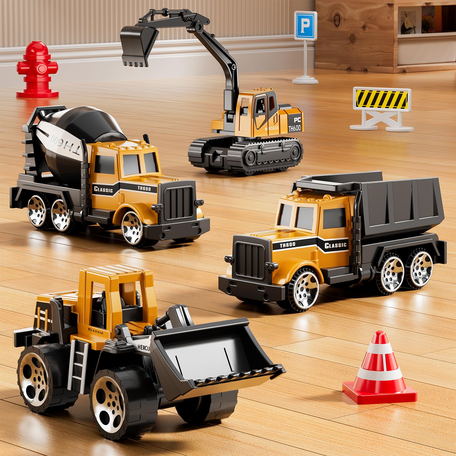 Beby Buty Bulldozer image features rugged details for active role play.