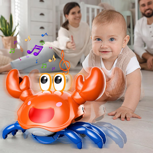 Beby Buty Crawling Crab toy with vibrant colors and moving motion