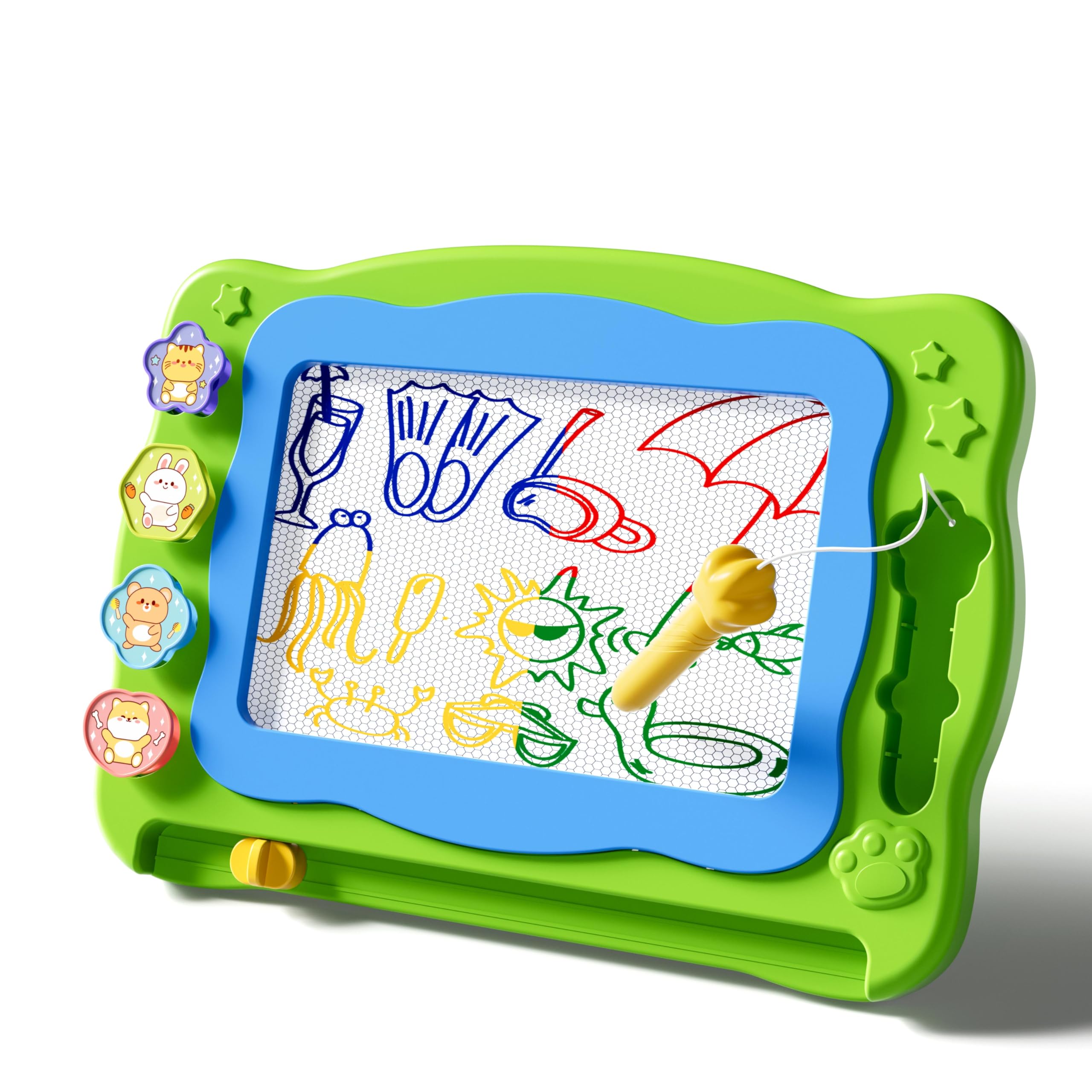 Beby Buty large magnetic drawing board front view for imaginative drawing sessions