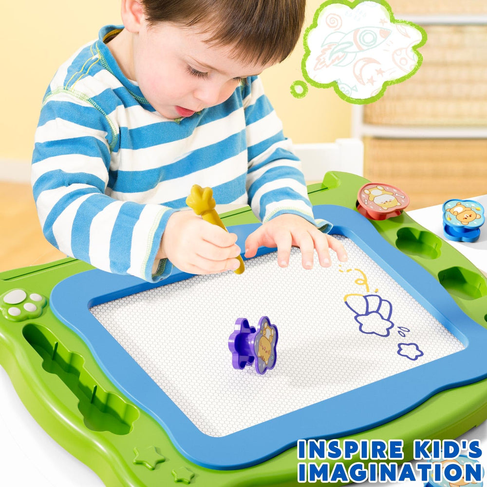 Beby Buty magnetic board with stamps set to boost creativity
