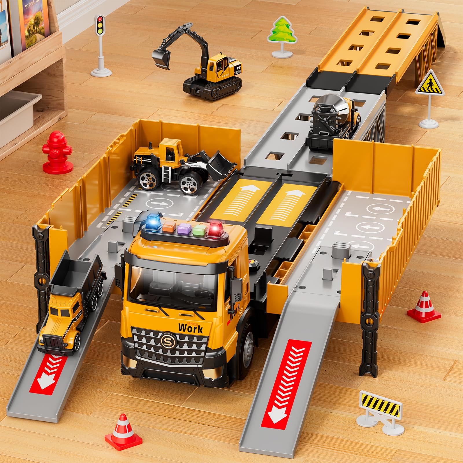 Beby Buty Road Signs Barriers image adds scene-setting roadwork props.