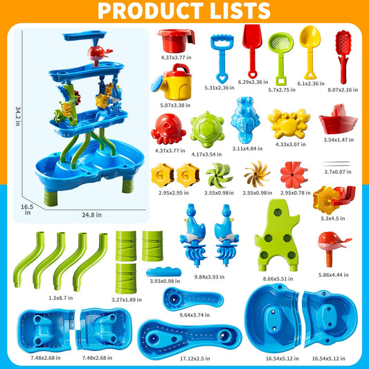 Beby Buty water table wheel action enhances fine motor skills outdoors.