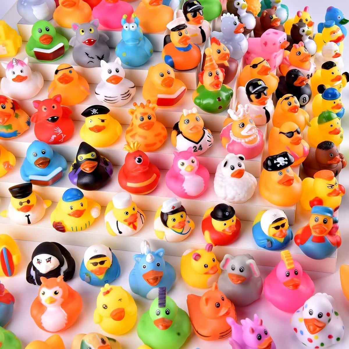 BECEEL jeep ducks bulk assortment for party games and ducking fun