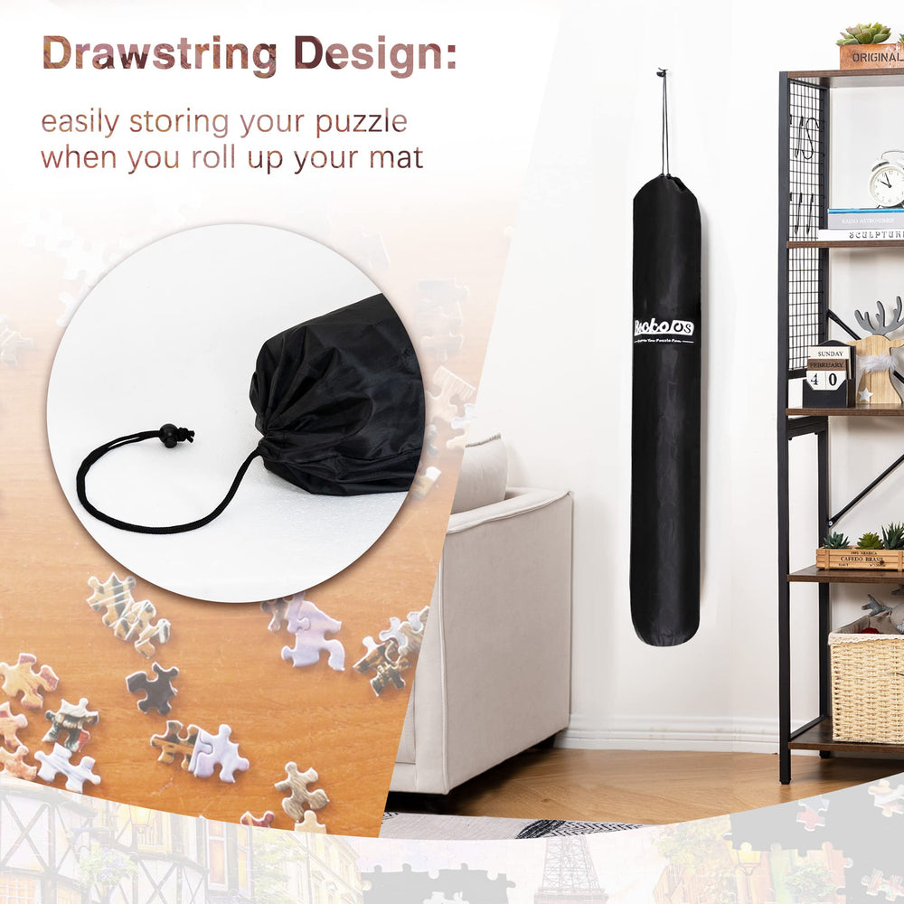 Becko US drawstring storage bag keeps rolled mat neatly contained