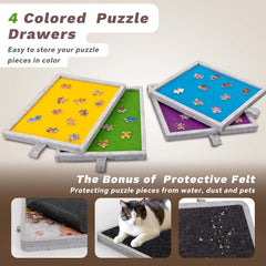 Becko US lightweight puzzle board weighs 4.2 lbs for easy transport.