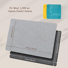 Becko US puzzle board with auxiliary lines helps layout different sizes.