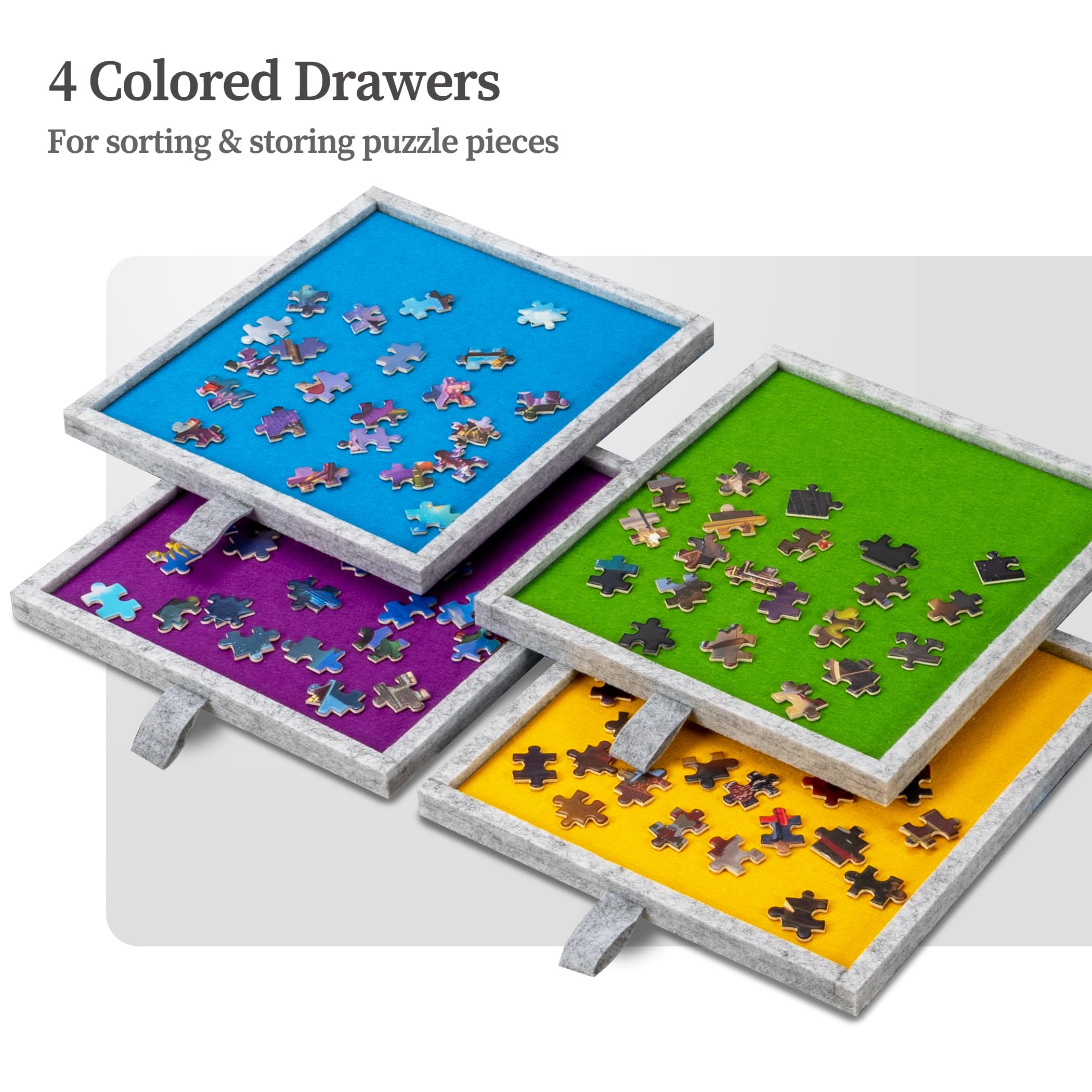 Becko US puzzle table large board 29.9in by 20.1in with felt grip.