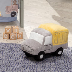 Bedtime Originals construction zone plush toy, ideal as a baby shower gift.