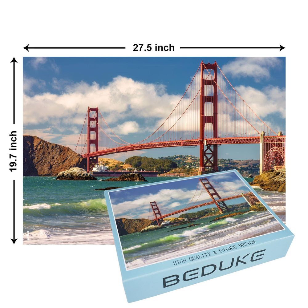 BEDUKE puzzle pieces close-up shows precise interlocking for smooth assembly