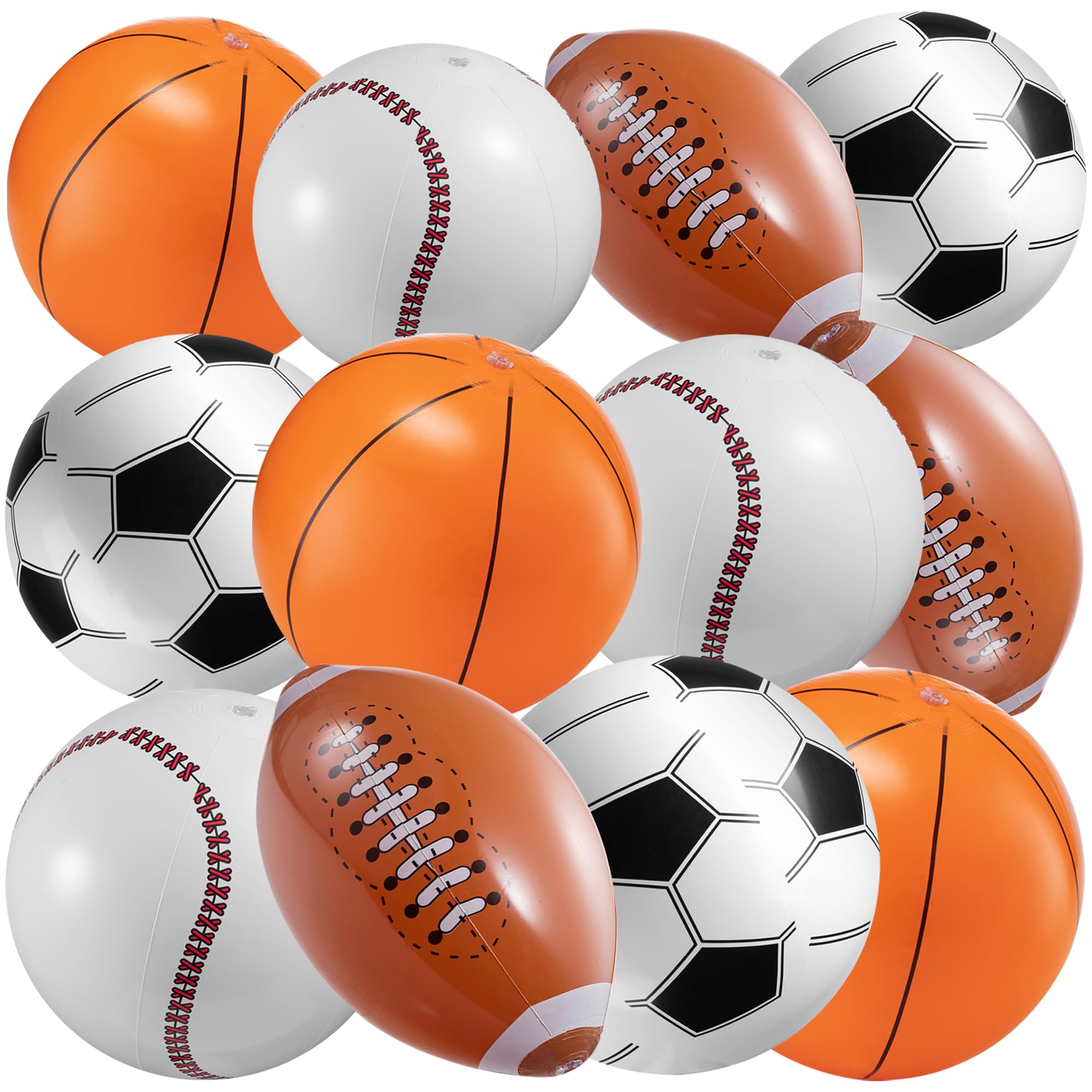 Bedwina 16-inch basketball beach ball for pool play and backyard fun.