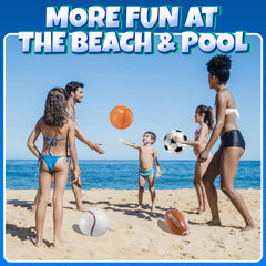 Bedwina 16-inch soccer beach ball for group activities.