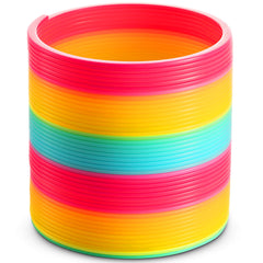 Bedwina jumbo rainbow spring coil: vibrant colors and durable play for kids.