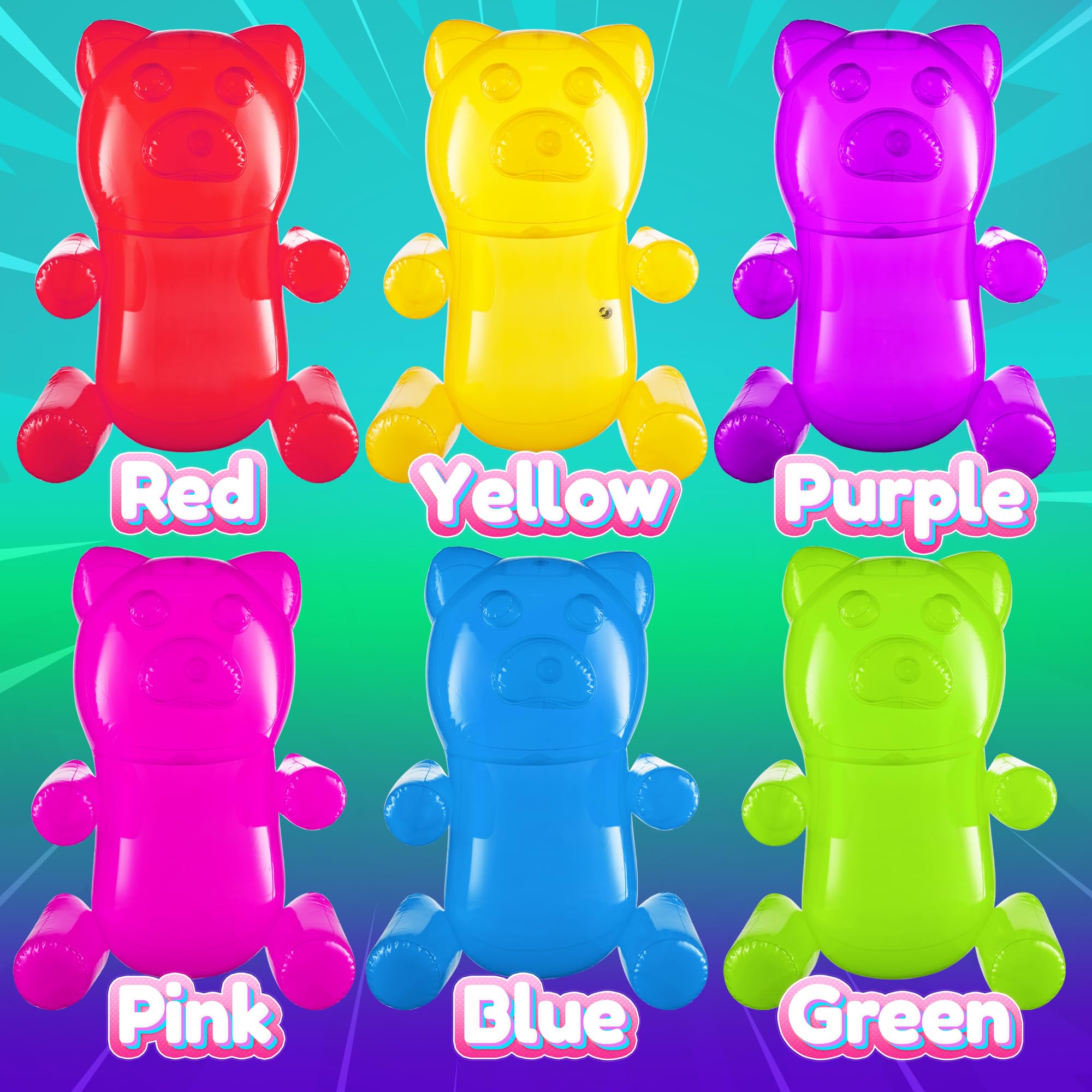 Bedwina gummy bears hanging loop lets you suspend fun above the party.