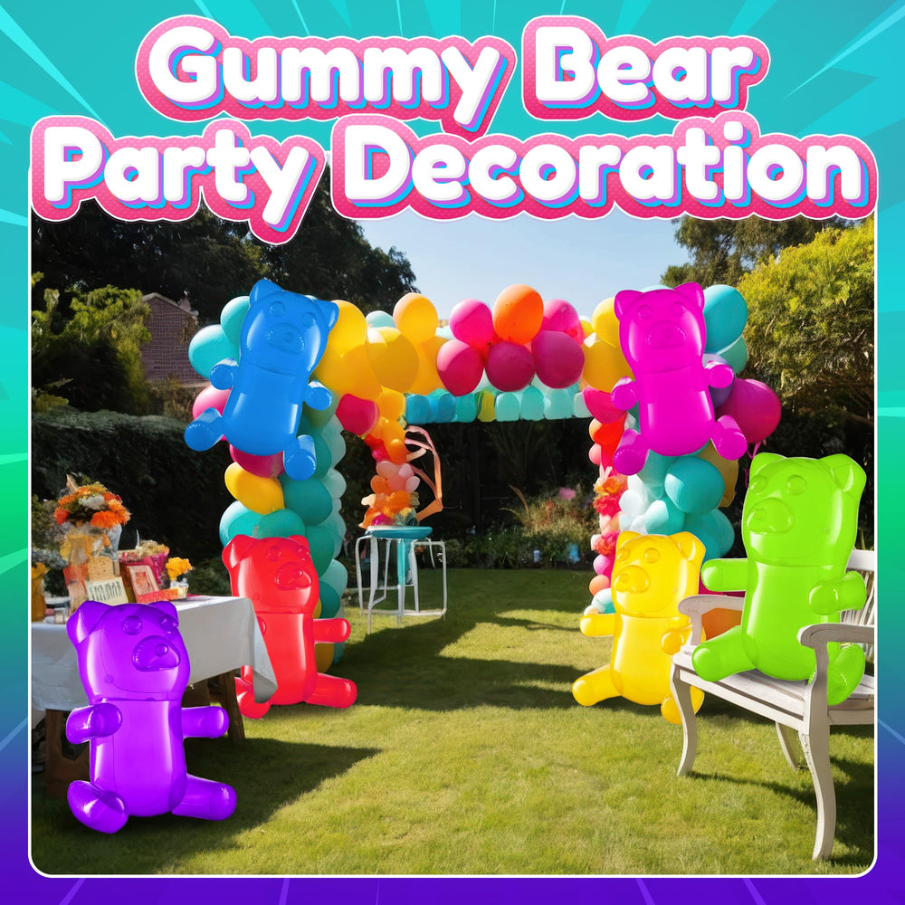 Bedwina gummy bears photo booth prop creates memorable, candy-themed snapshots.