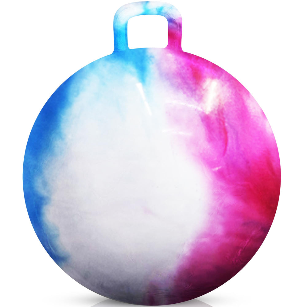 Bedwina hopper ball with handle, 20-inch size, ready to inflate for play.