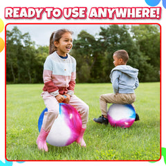 Bedwina durable PVC hopper ball resists punctures for lasting play.