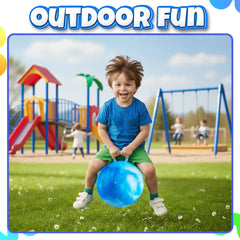 Inflated to 18 inches for confident bouncing with Bedwina hopper ball