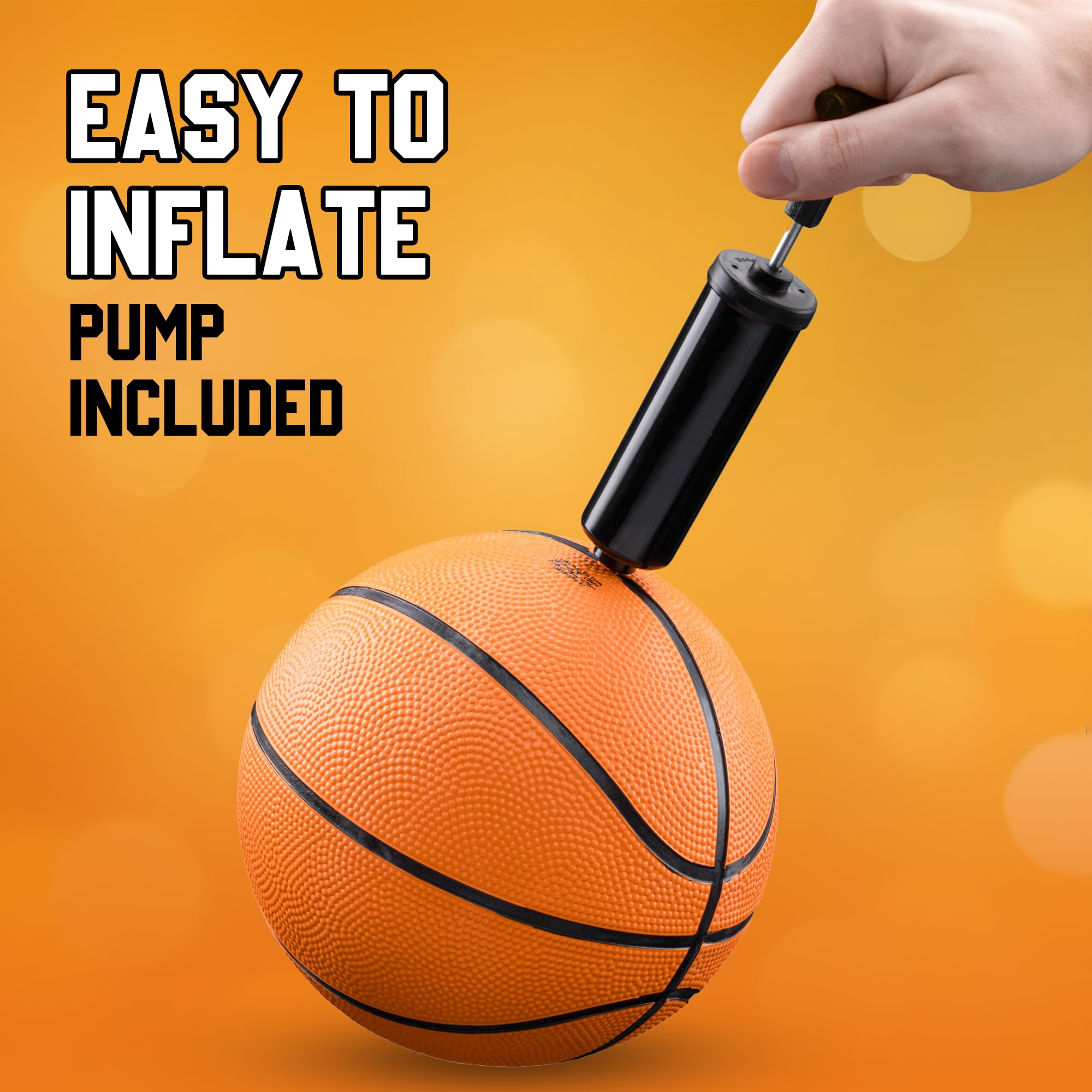Bedwina mini basketball compatible with arcade-style games at home