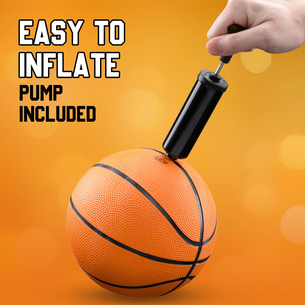 Bedwina mini basketball compatible with arcade-style games at home