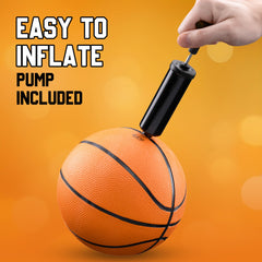 Bedwina mini basketball compatible with arcade-style games at home