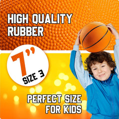 Bedwina mini basketball with durable heavy rubber for long-lasting fun