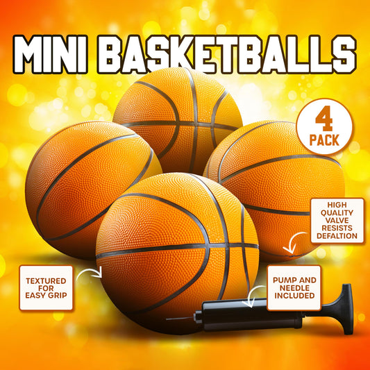 Bedwina mini basketball pump included for quick inflation