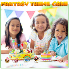Bedwina mini dragon cupcake toppers inspire creative dessert presentations