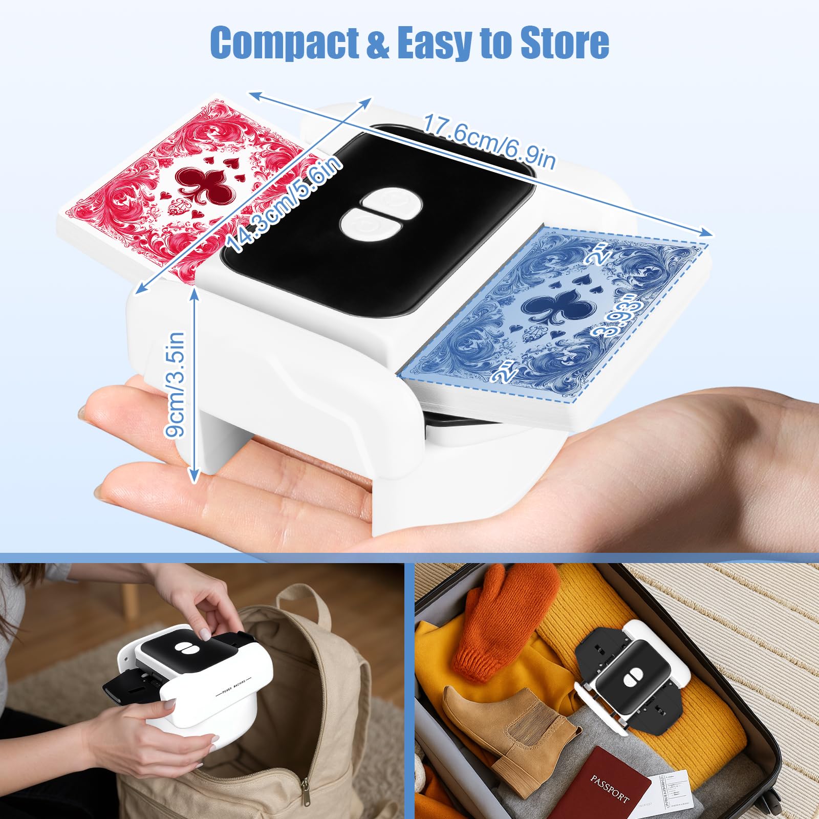 Bee and Flower Card Tray detachable design allows easy card transfer.