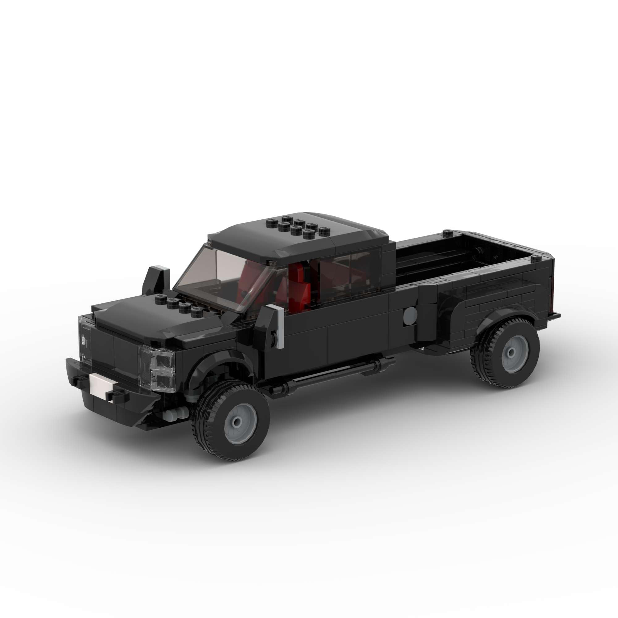 BeeEtMoc Truck MOC Racing Car front view shows rugged off-road styling for display and play