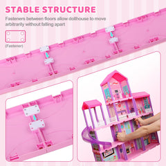 Beefunni doll house furnished scene with dolls and accessories sparks pretend adventures.