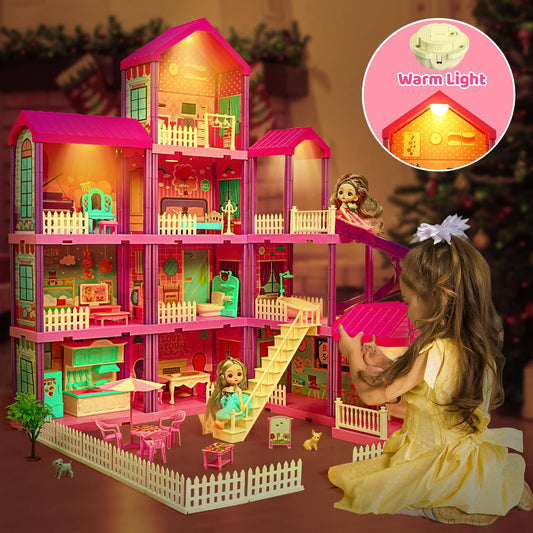 Beefunni doll house interior living area invites storytelling and role-play with friends.