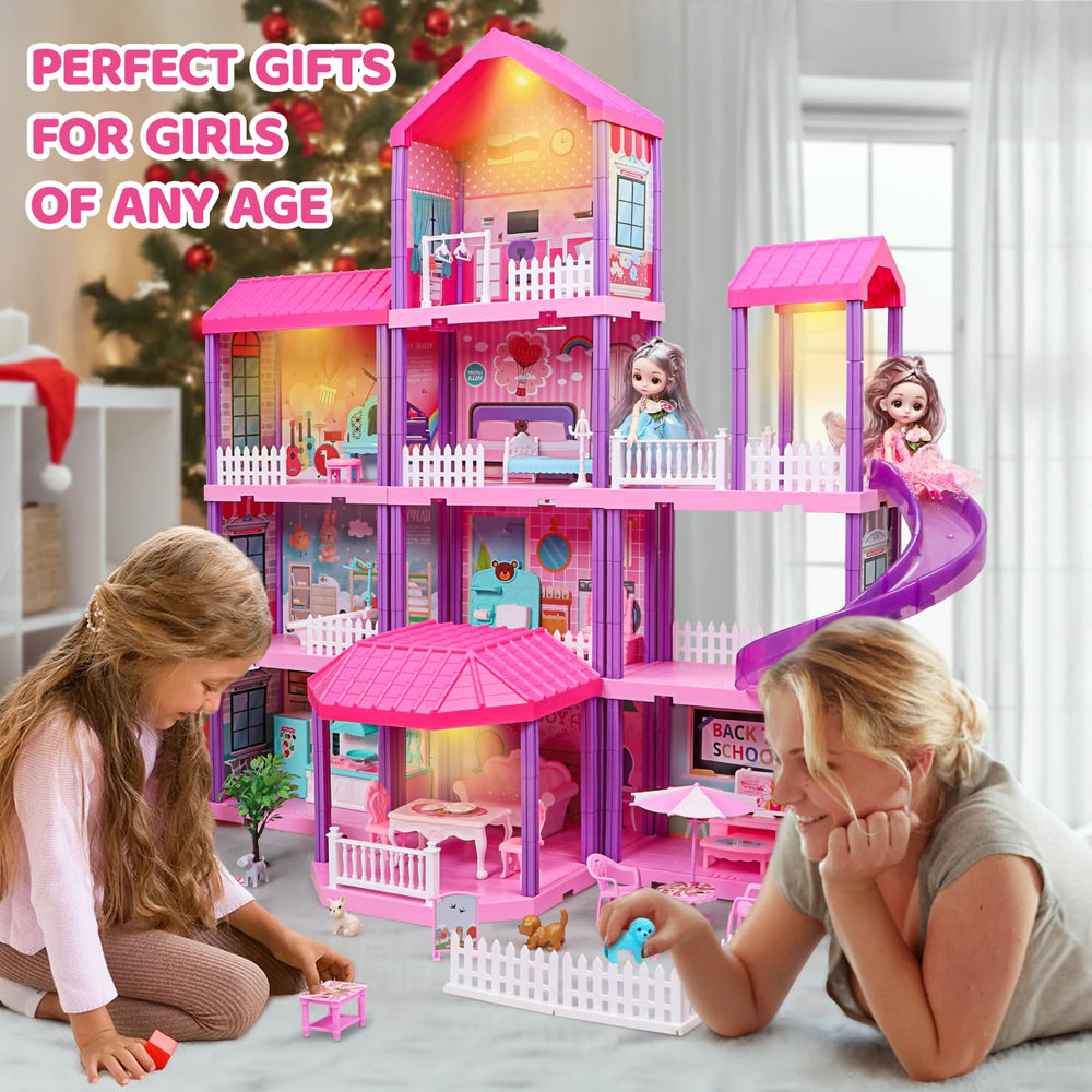 Beefunni doll house kitchen dining area supports creative mealtime play.