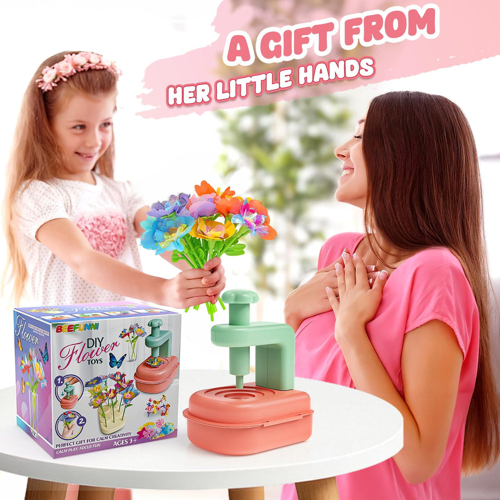 Beefunni Flower Bouquet Craft Kit stems long and short support dynamic bouquet shapes