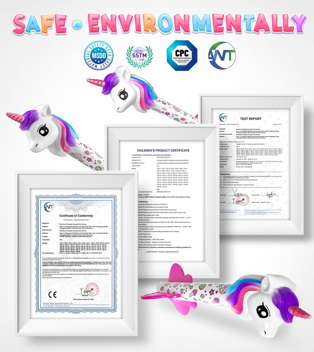 beefunni unicorn rocket launcher safe silicone and PVC materials