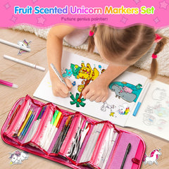 Beefunni washable markers enable quick cleanups after colorful sketches.
