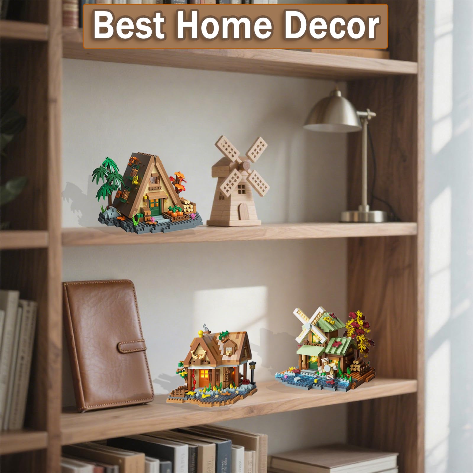 Beego 3 Mini Wooden Cabins gift-ready packaging: perfect gift for adults and teens.